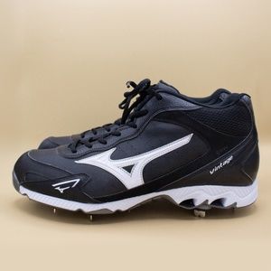 Mizuno 9 Spike Vintage G6 Mid Baseball Cleats Size Men's 14